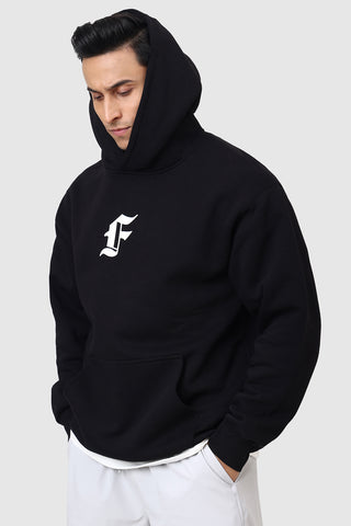 Rage Oversized Hoodie Black