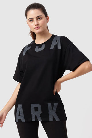 Refined Oversized T-shirt Black
