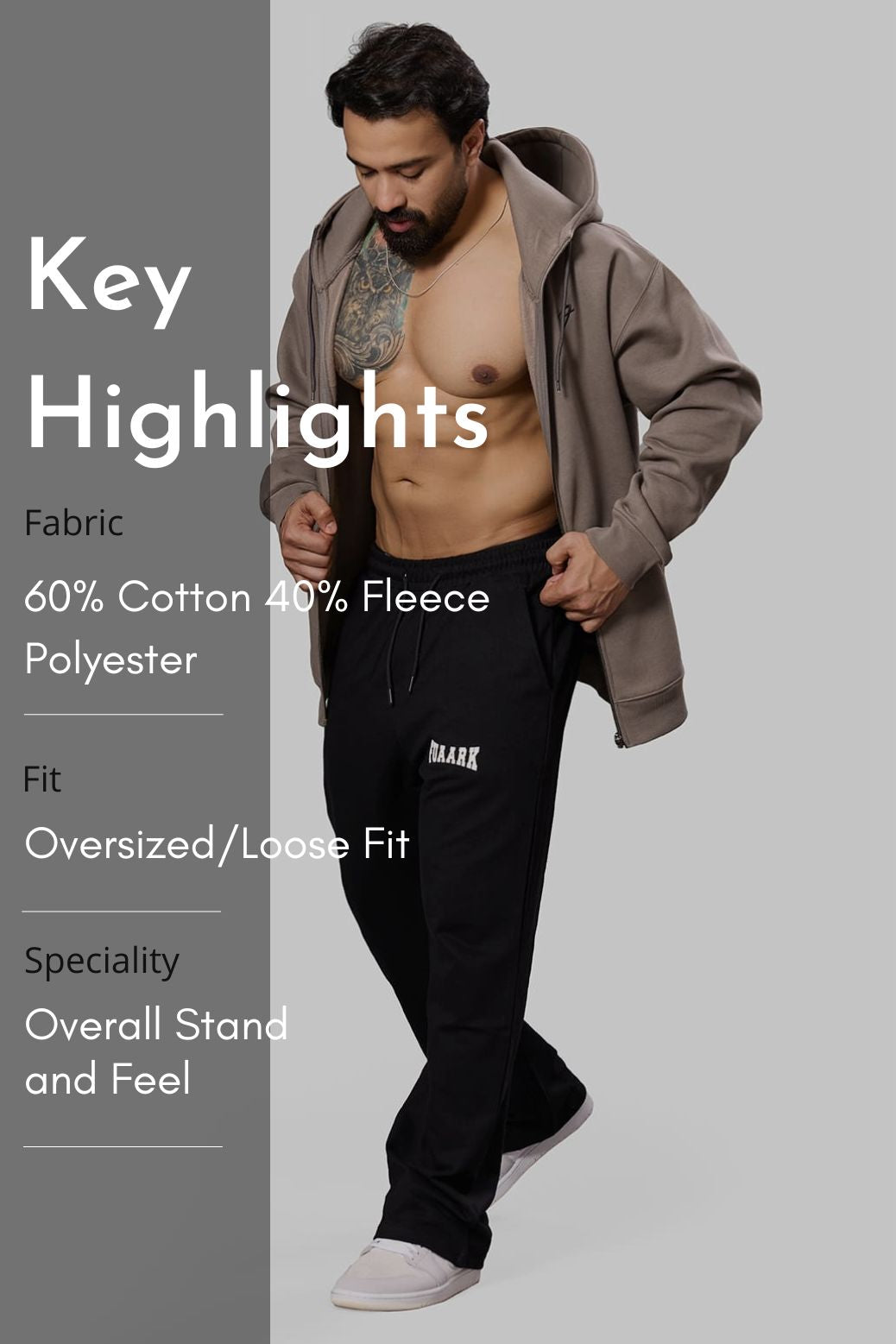 Brookline Oversized Jacket Brown