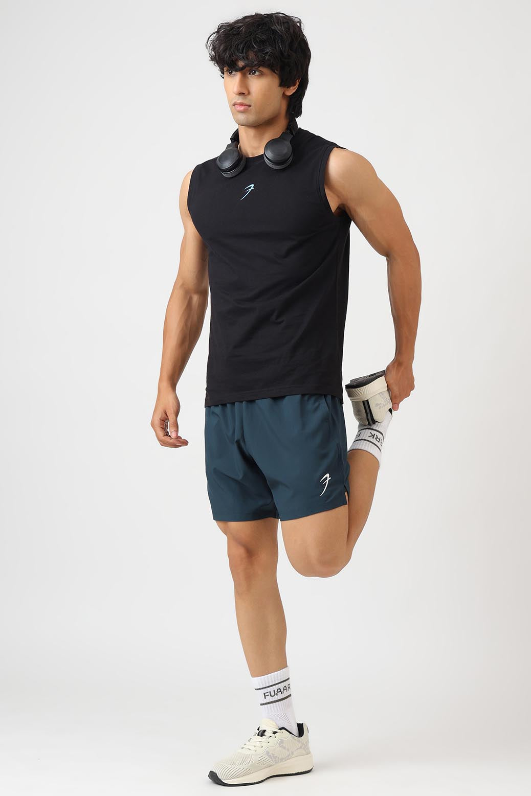 2 in 1 Compression Shorts Deep Green