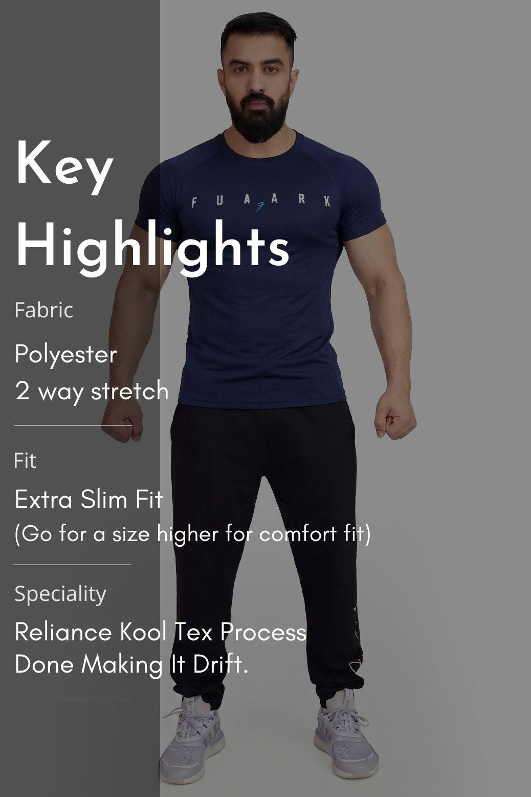 Checks T-shirt Navy
