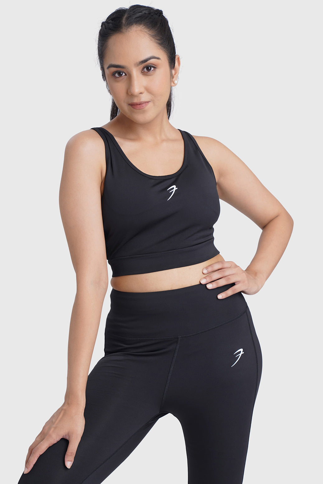 Active Full Support Sports Bra Black