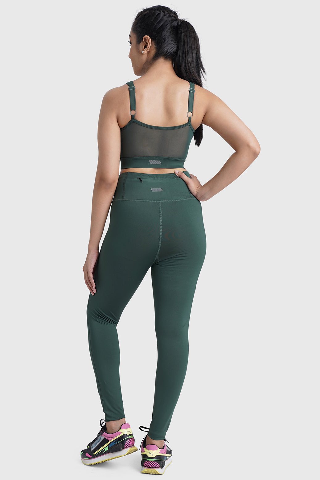 Active Full Support Sports Bra Green