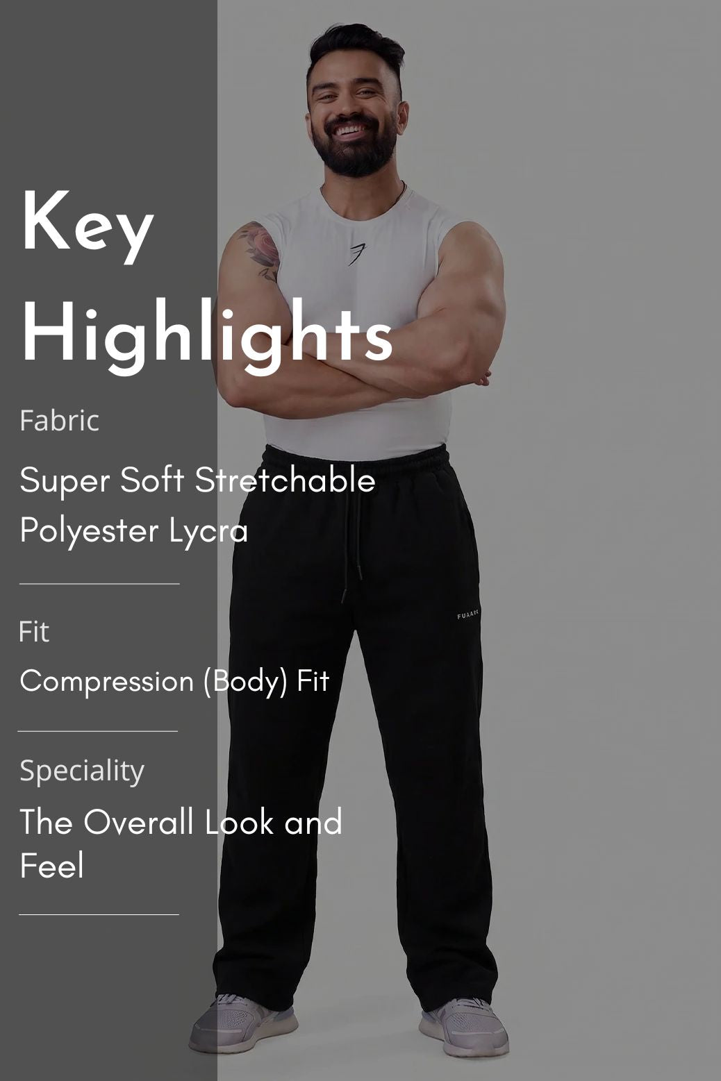Compression Sleeveless Tank White
