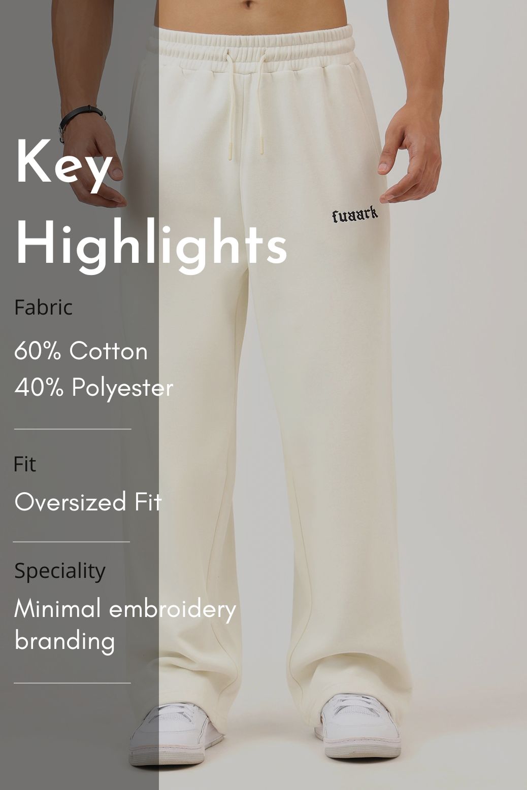 Heavyweight Loose Tracks Off White