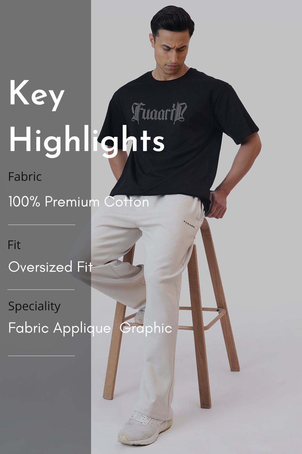 Brookline Oversized T-shirt Black