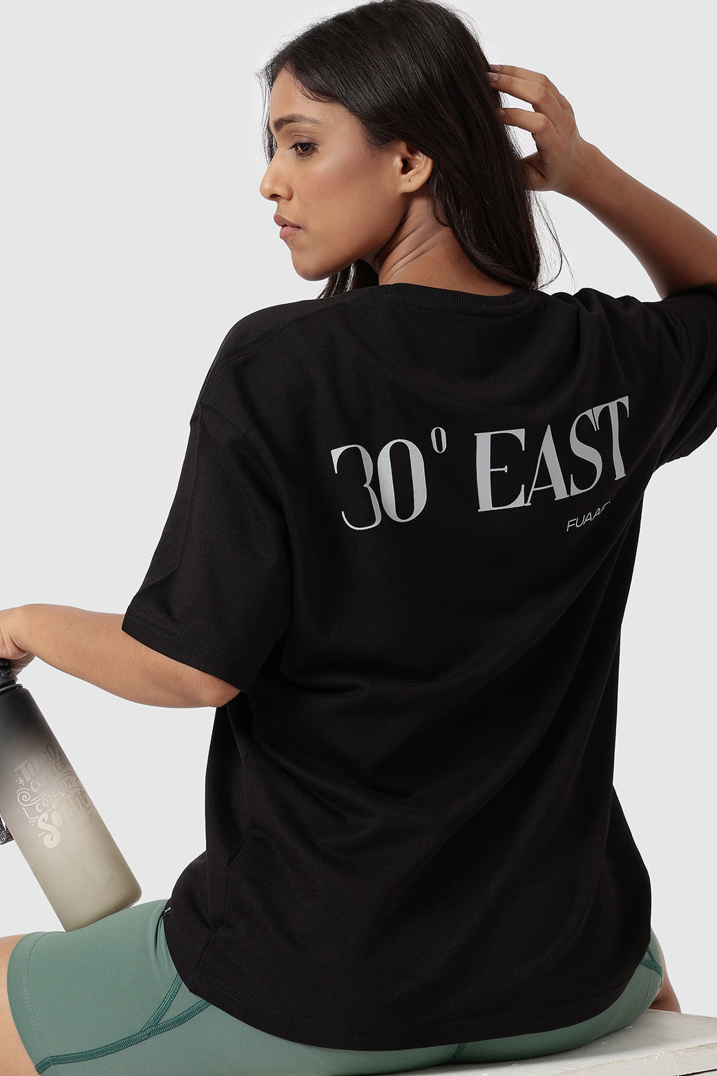 Grow Oversized T-shirts Black