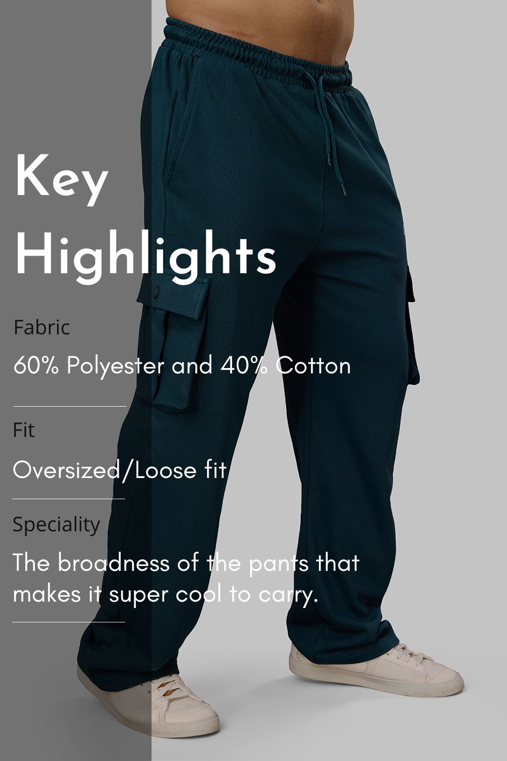 Pinnacle Pocket Pants Teal