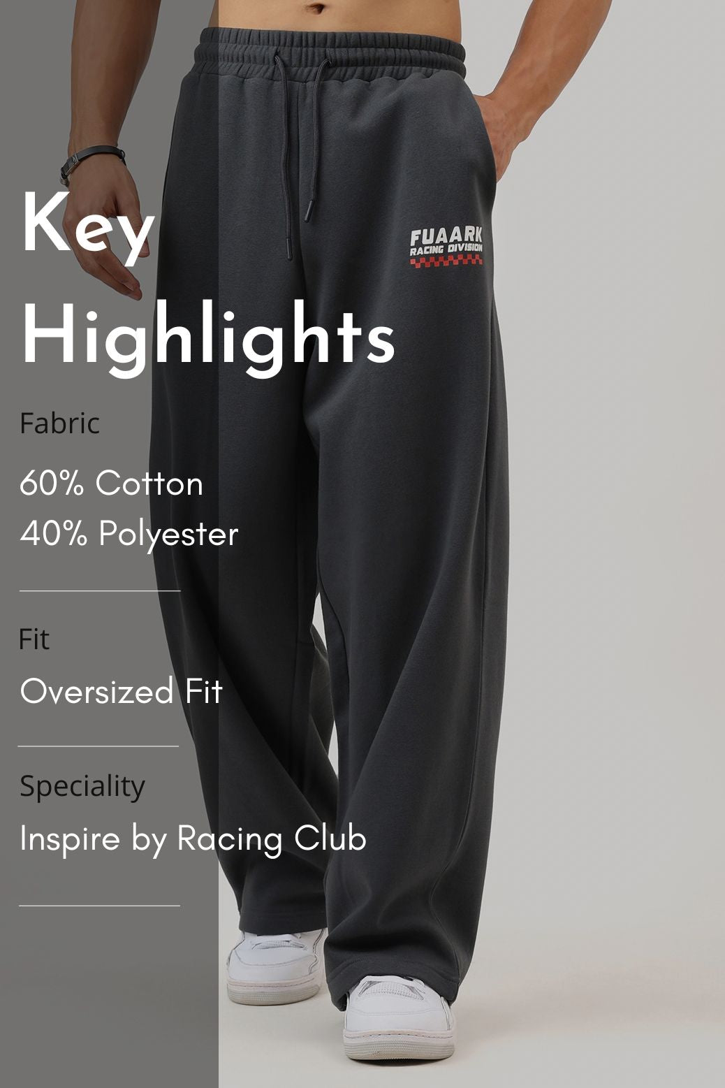 Fuaark Racing Division Loose Tracks Dark Grey