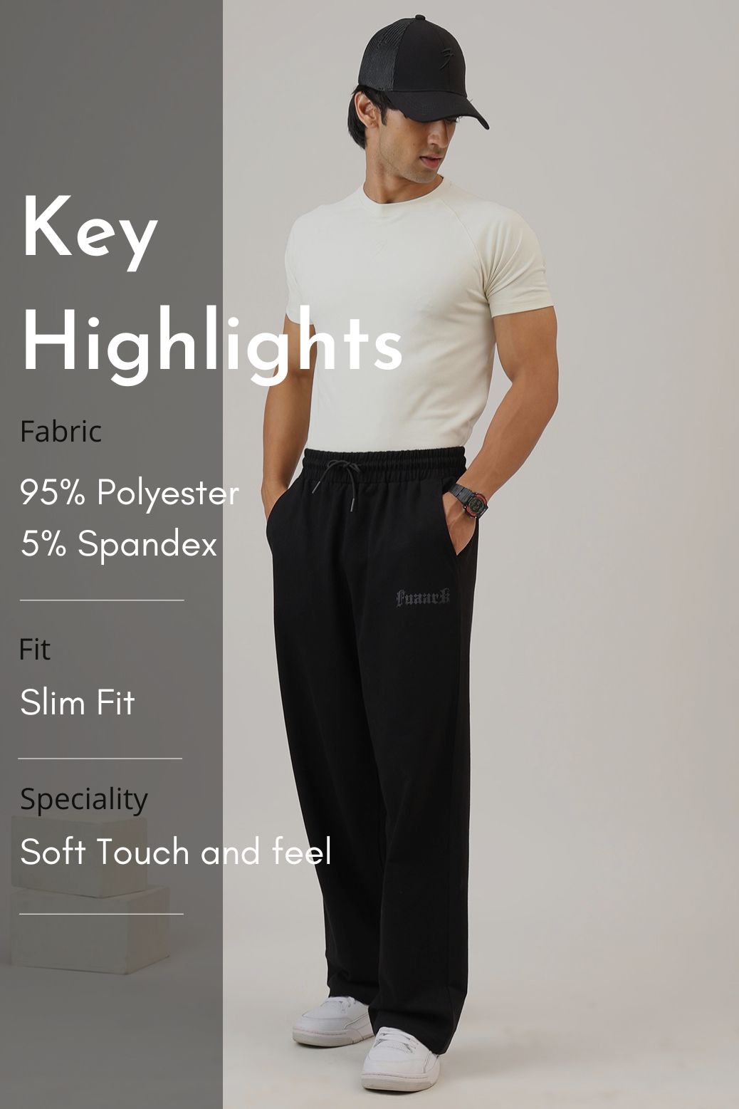 Essential Soft Slim T-shirt Cream
