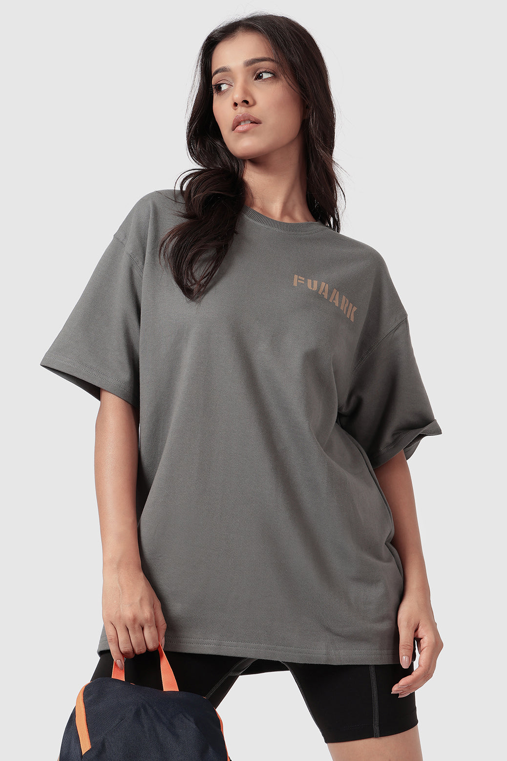 Rage Oversized T-shirts Charcoal