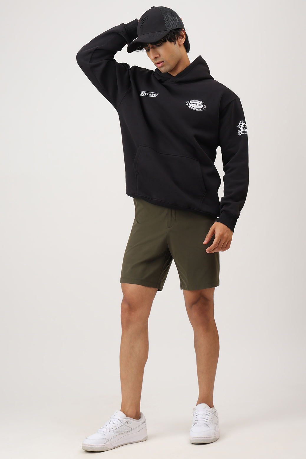 All Day Slim Shorts Military Green