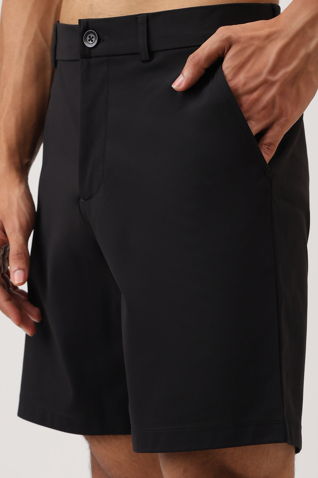 All Day Slim Shorts Black