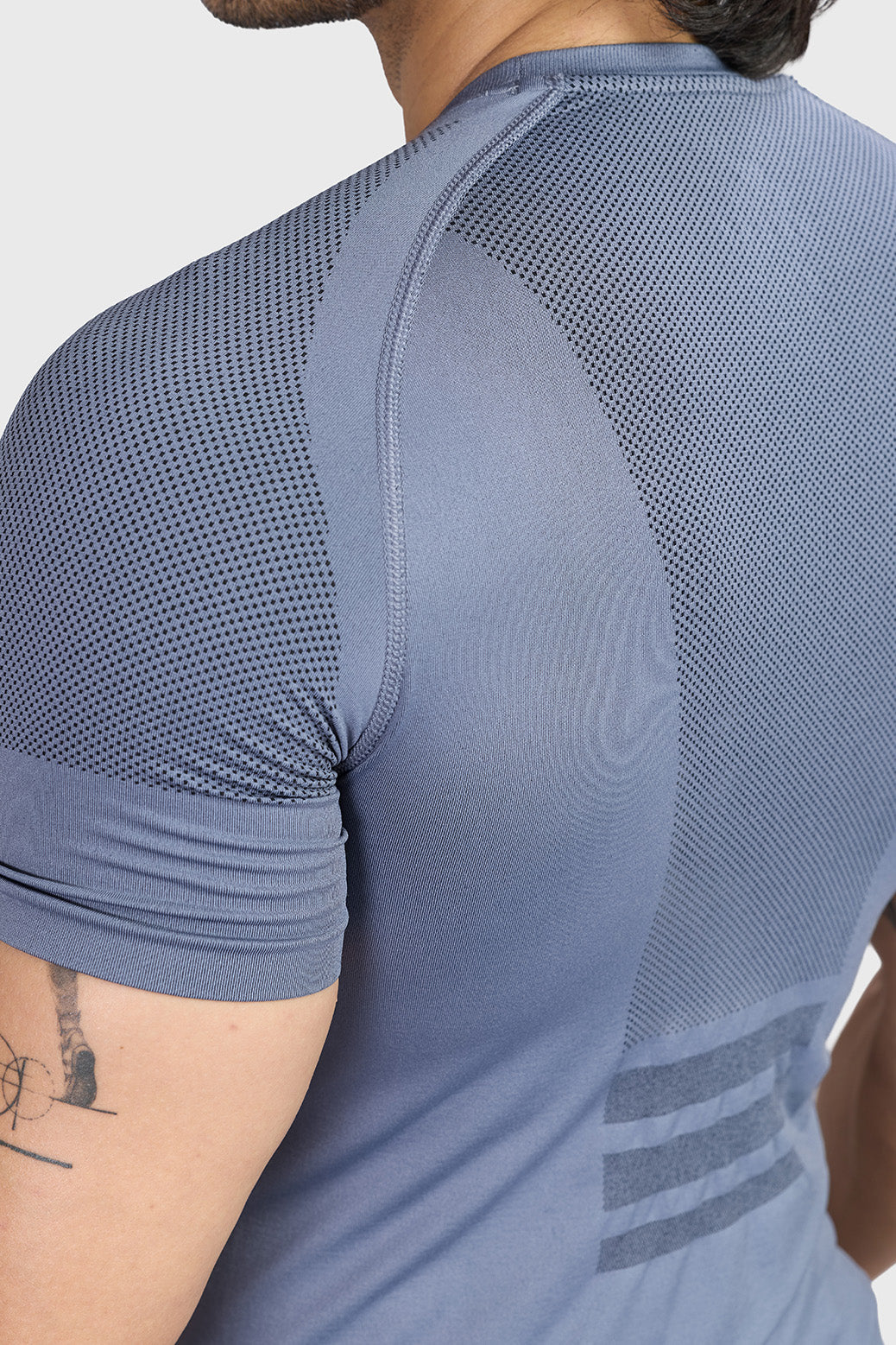 Alpha Seamless T-shirt Light Grey/Black