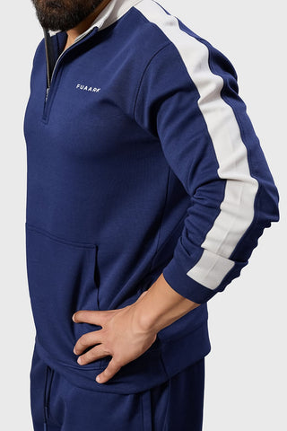 Alpine Pullover Navy/White