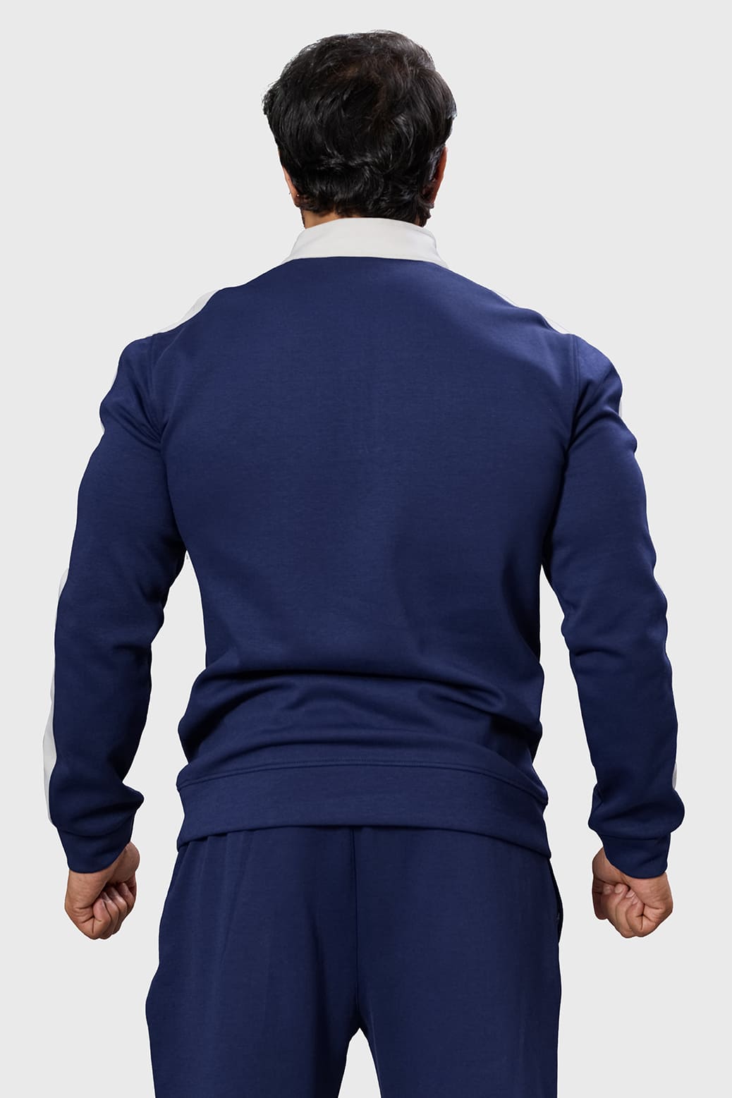 Alpine Pullover Navy/White