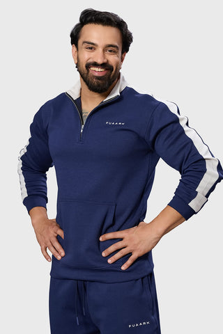 Alpine Pullover Navy/White