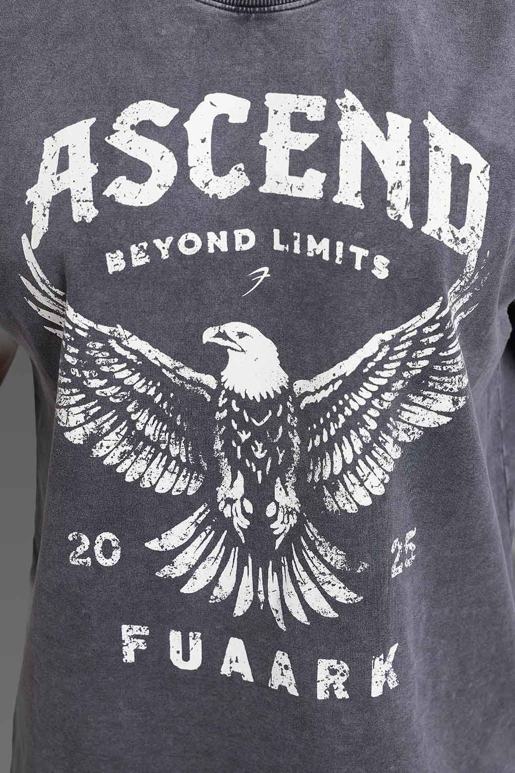 Ascend Washed Capsleeve Tank Dark Grey