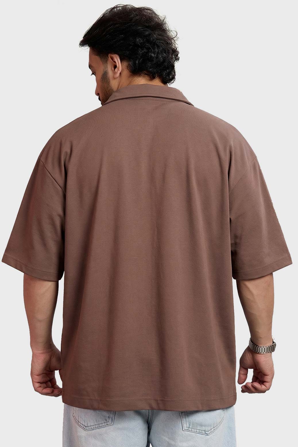 Ashline Oversized Shirt Mocha