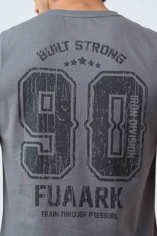 Built Strong Muscle Tank Grey