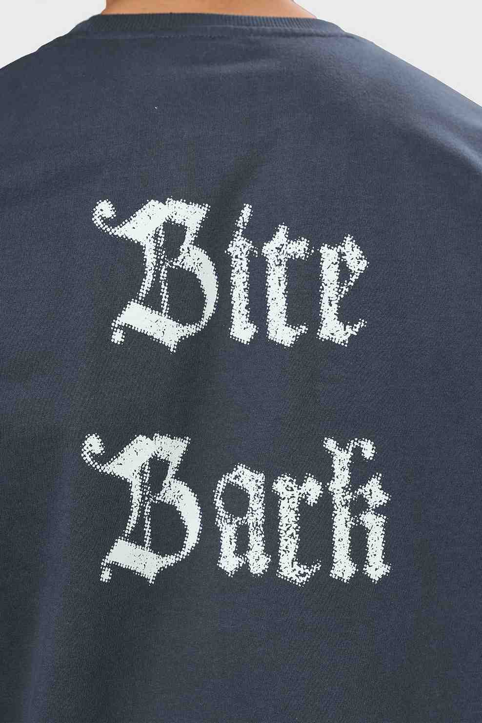 Bite Back Oversized T-shirt Dark Grey