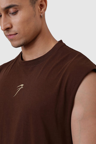 Brisk Capsleeves T-shirt Coffee