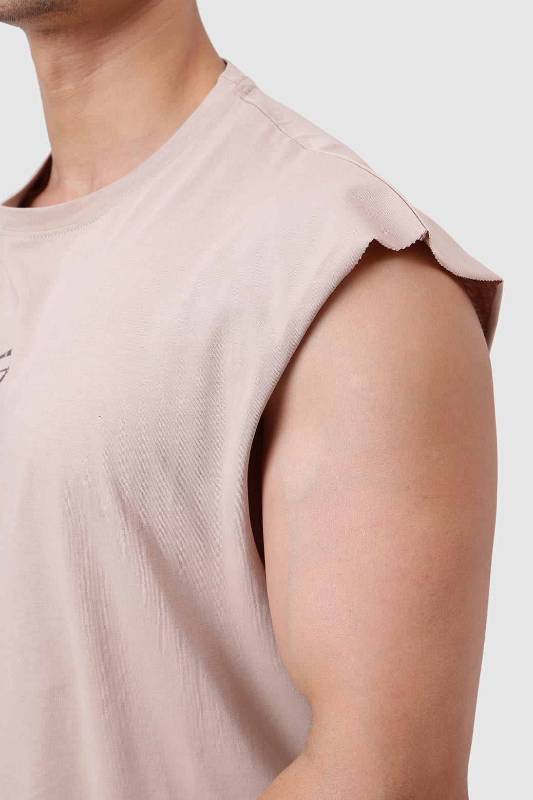 Brisk Capsleeves T-shirt Beige