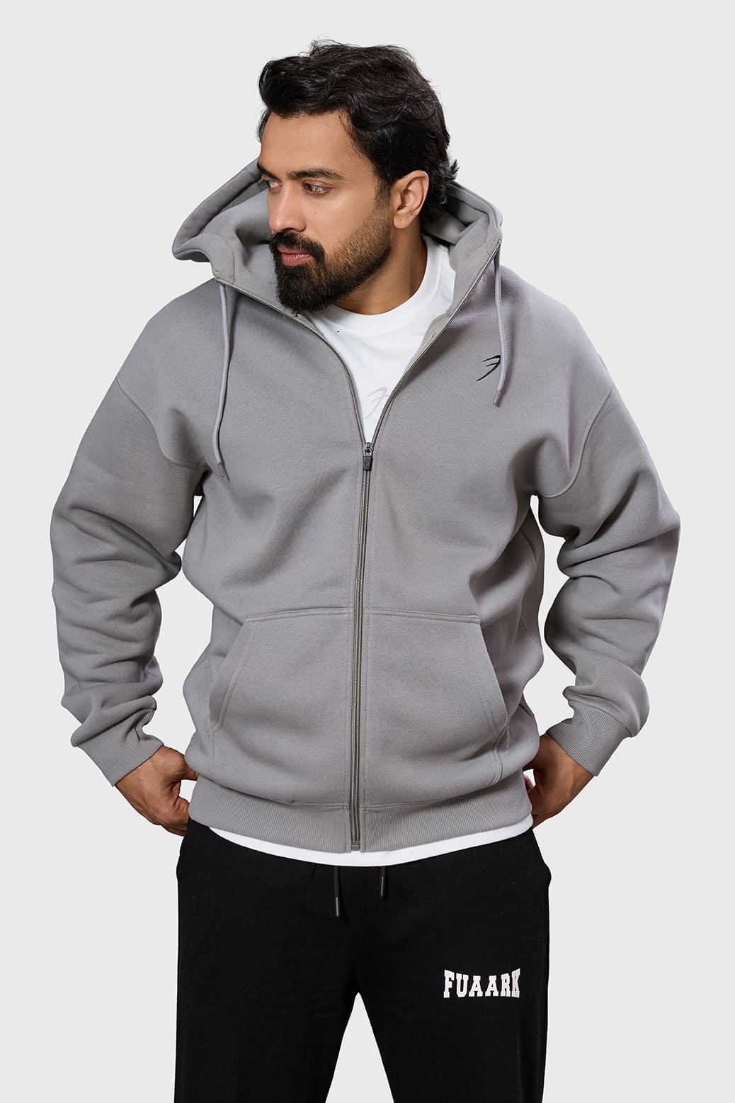 Brookline Oversized Jacket Grey