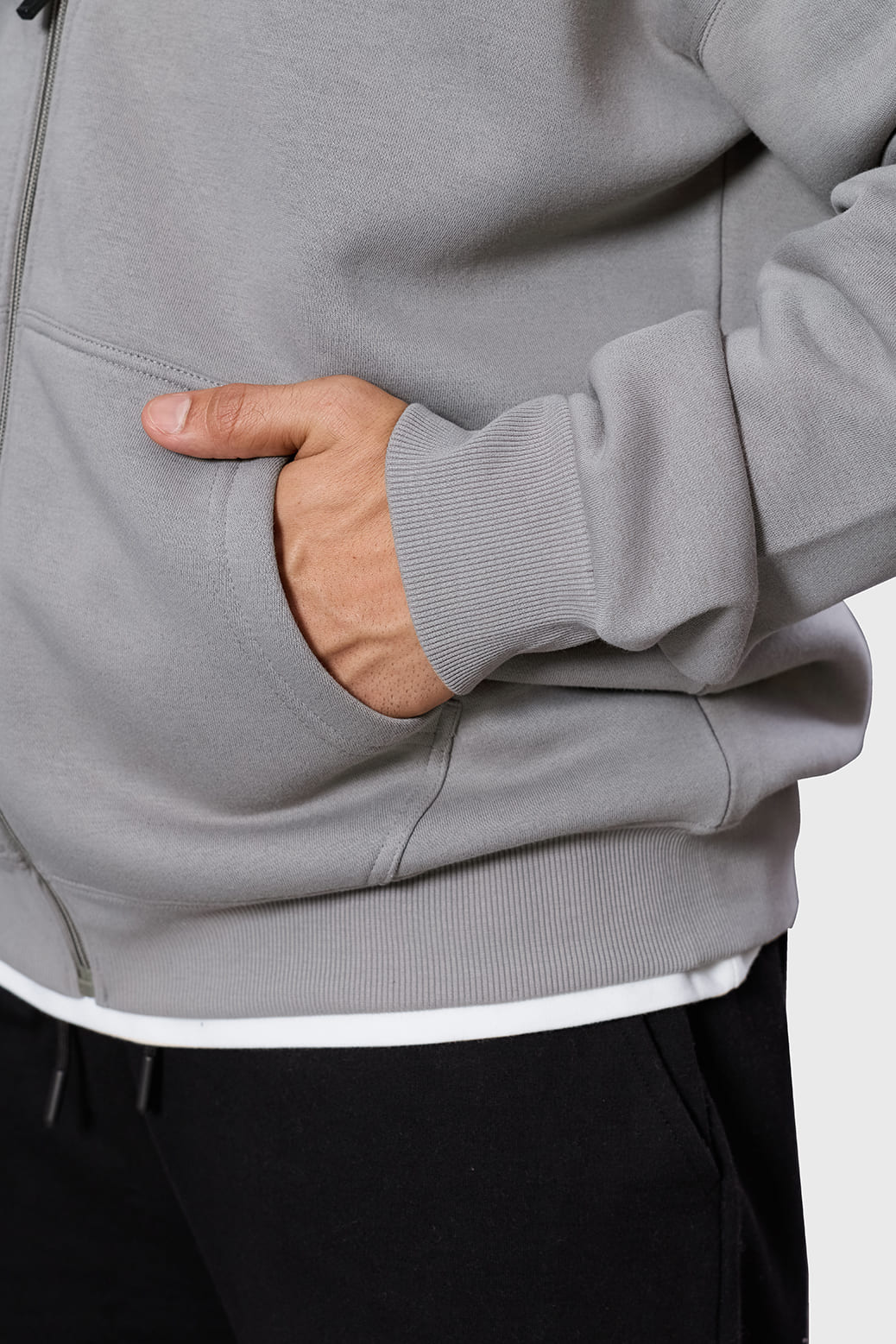 Brookline Oversized Jacket Grey