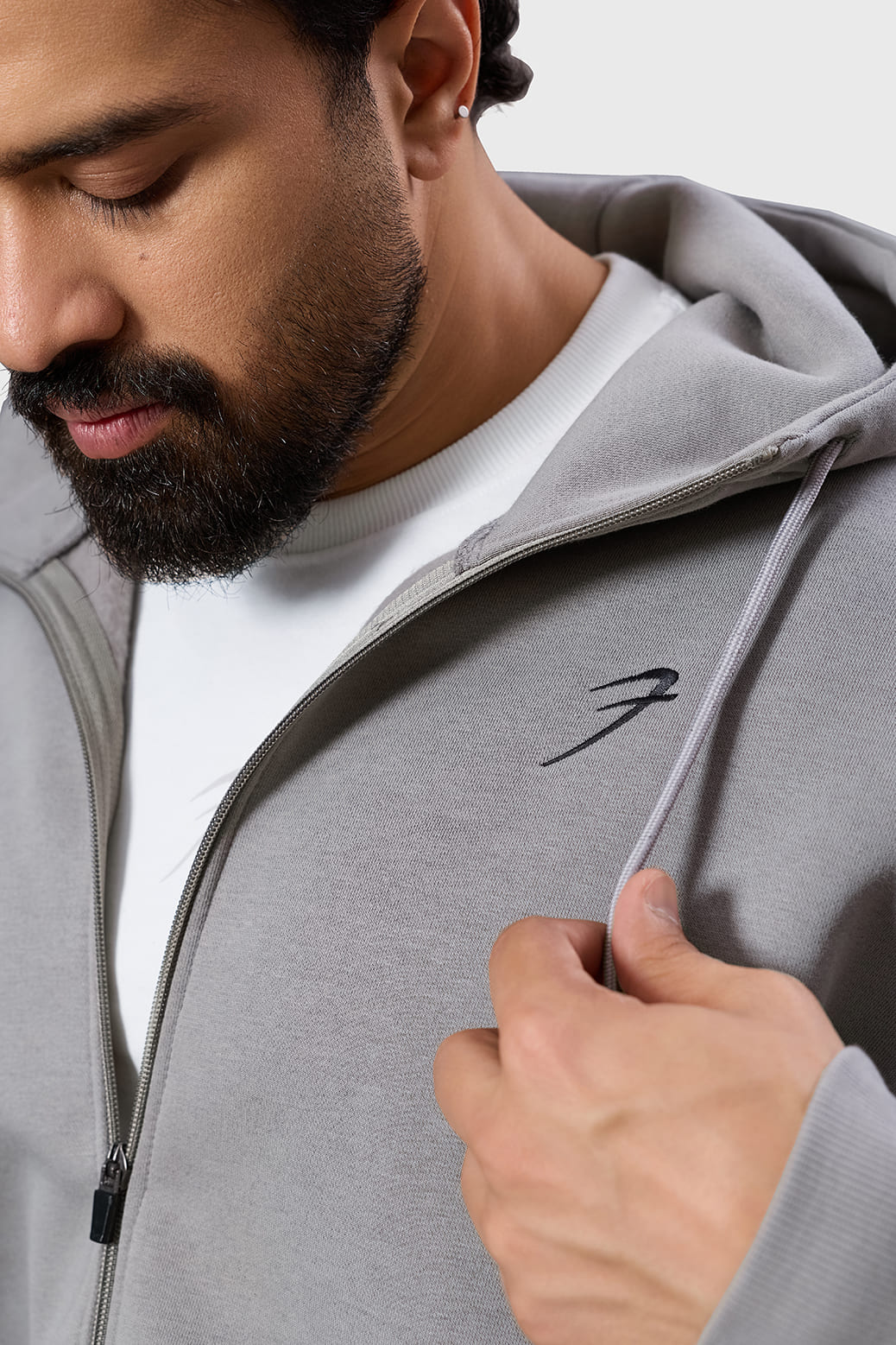 Brookline Oversized Jacket Grey