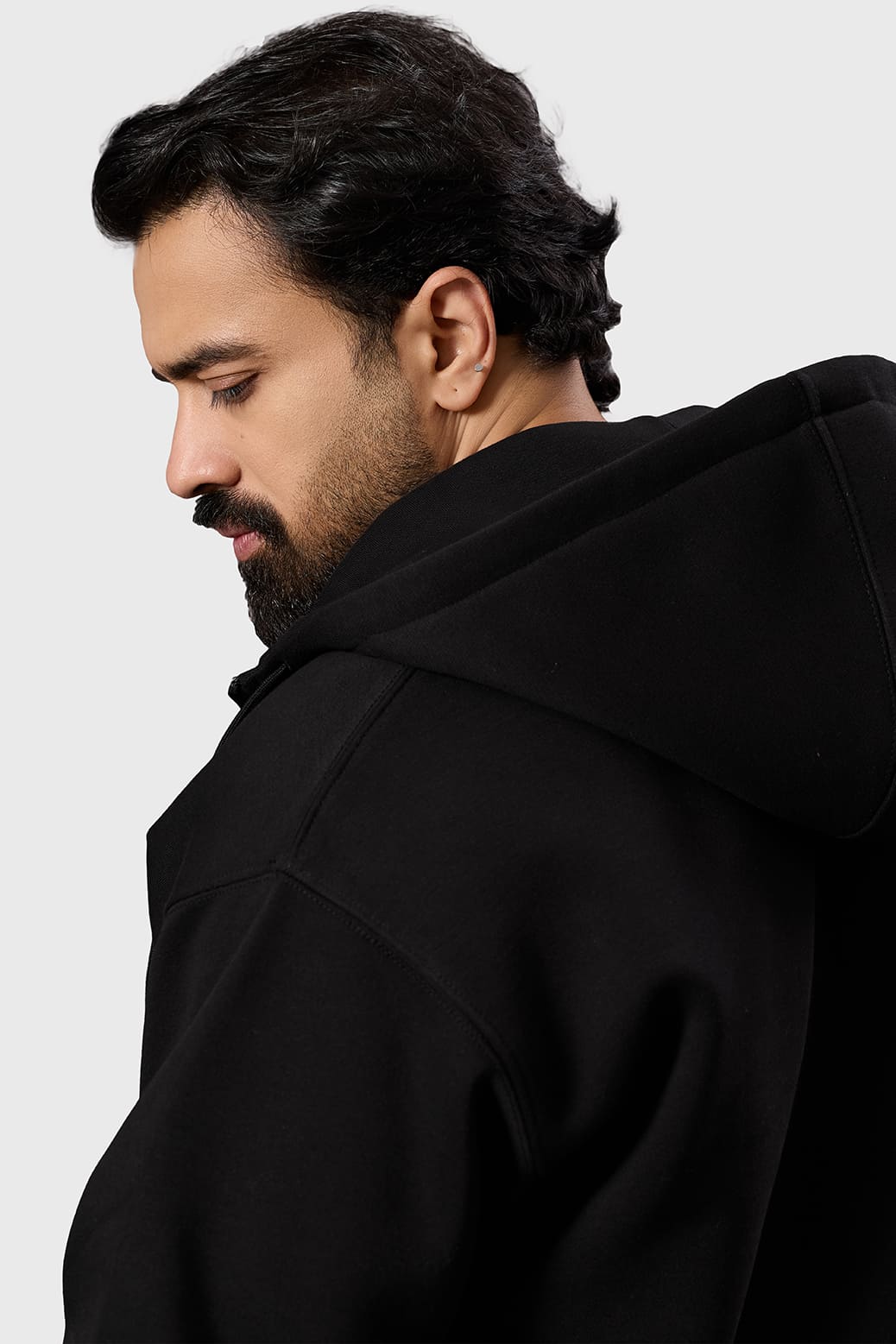 Brookline Oversized Jacket Black