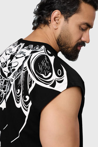 Immortal Capsleeves Tank Black