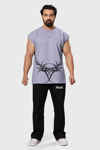 Immortal Capsleeve Tank Light Grey