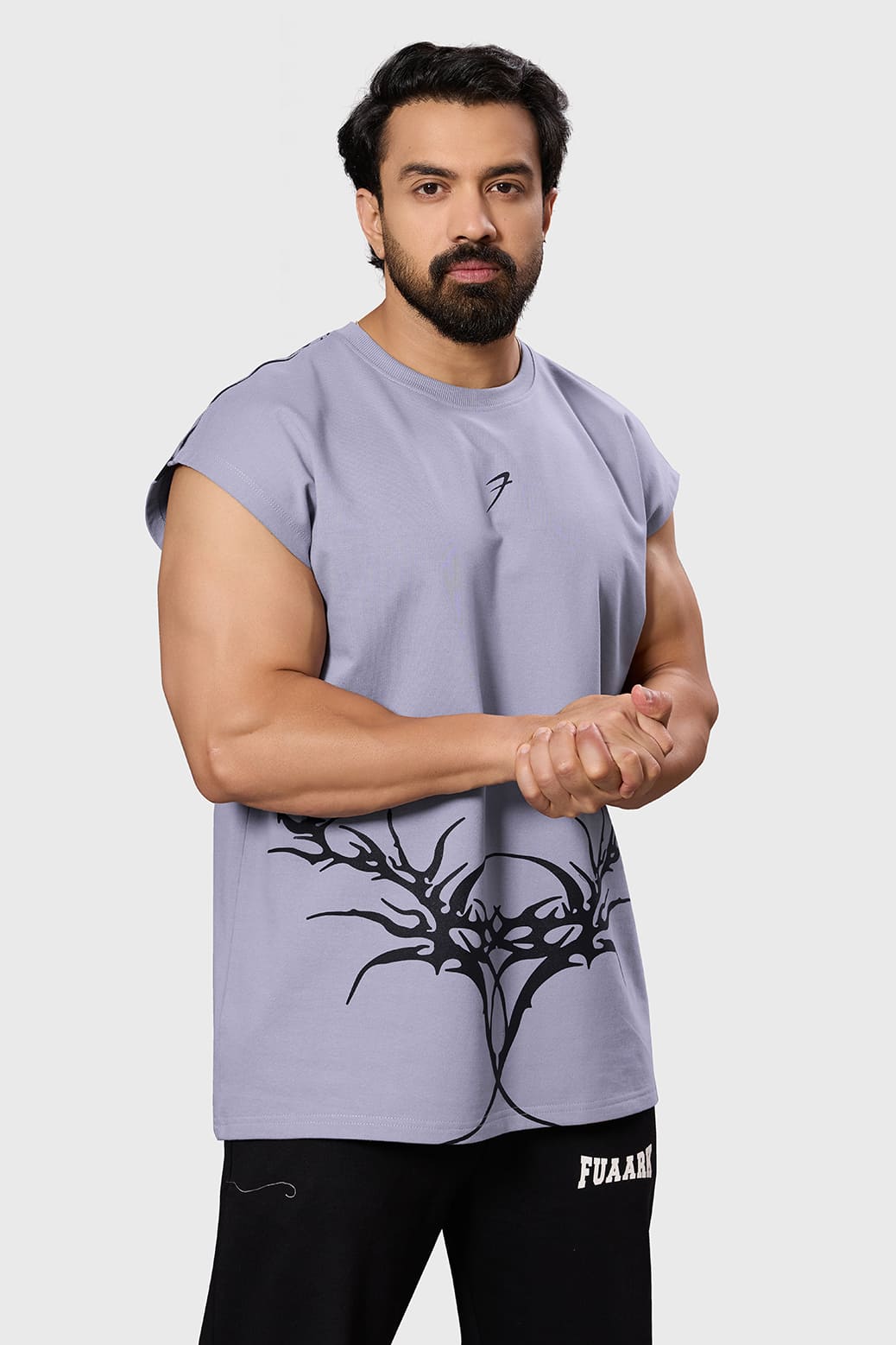 Immortal Capsleeve Tank Light Grey