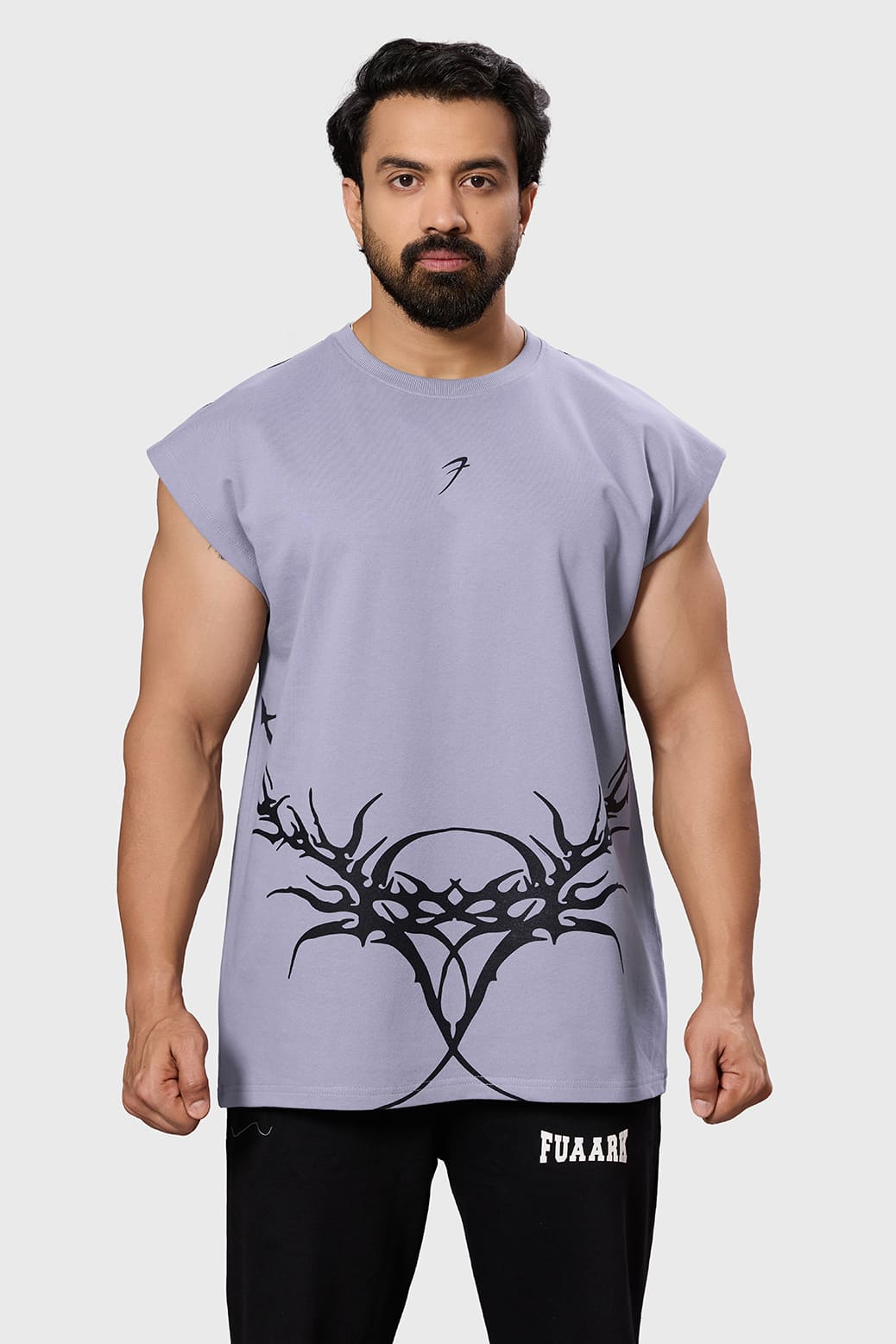 Immortal Capsleeve Tank Light Grey