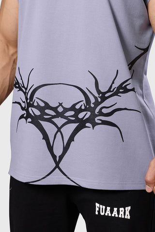 Immortal Capsleeve Tank Light Grey