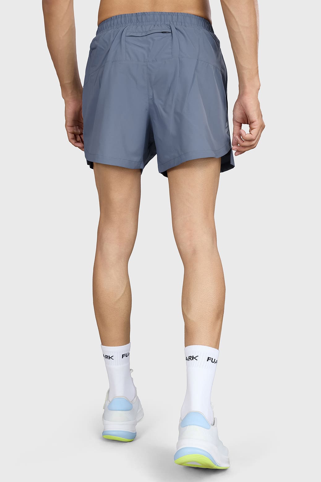 Pulse 4" Running Shorts Light Grey