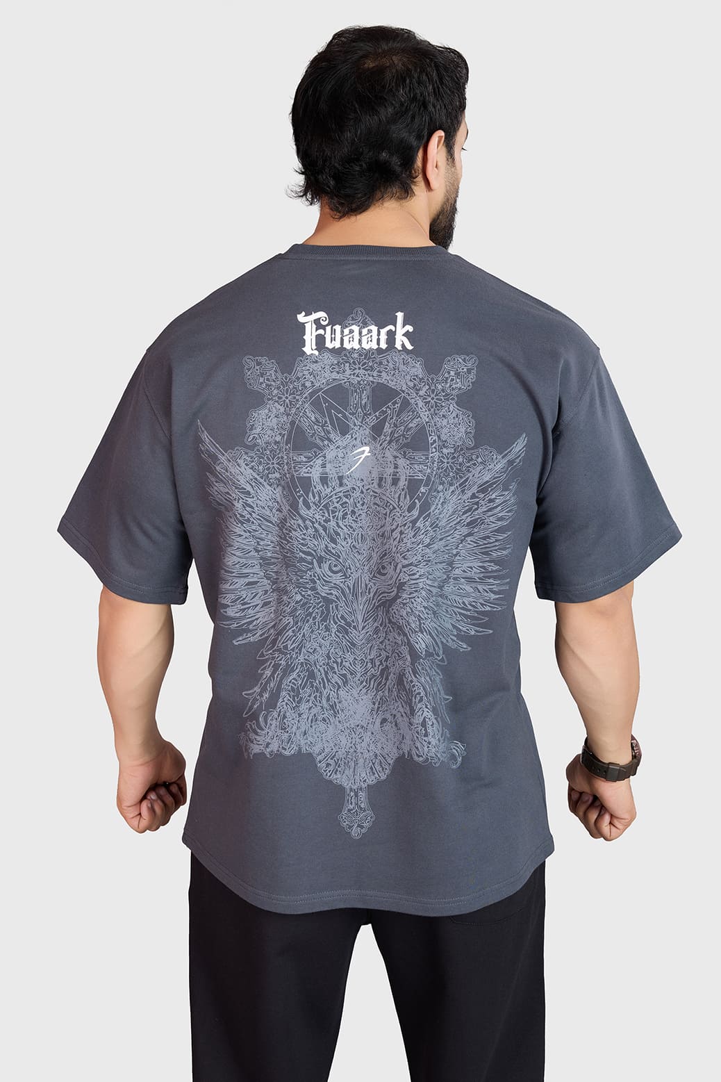 Eagle Oversized T-shirt Dark Grey