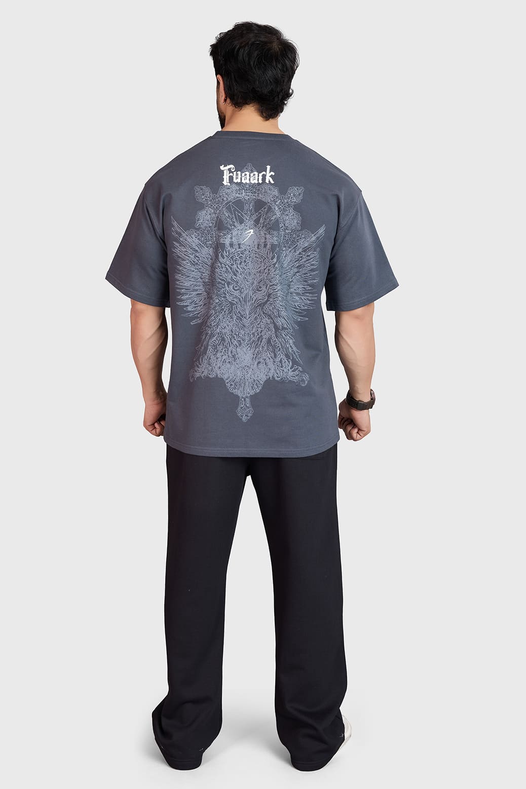 Eagle Oversized T-shirt Dark Grey