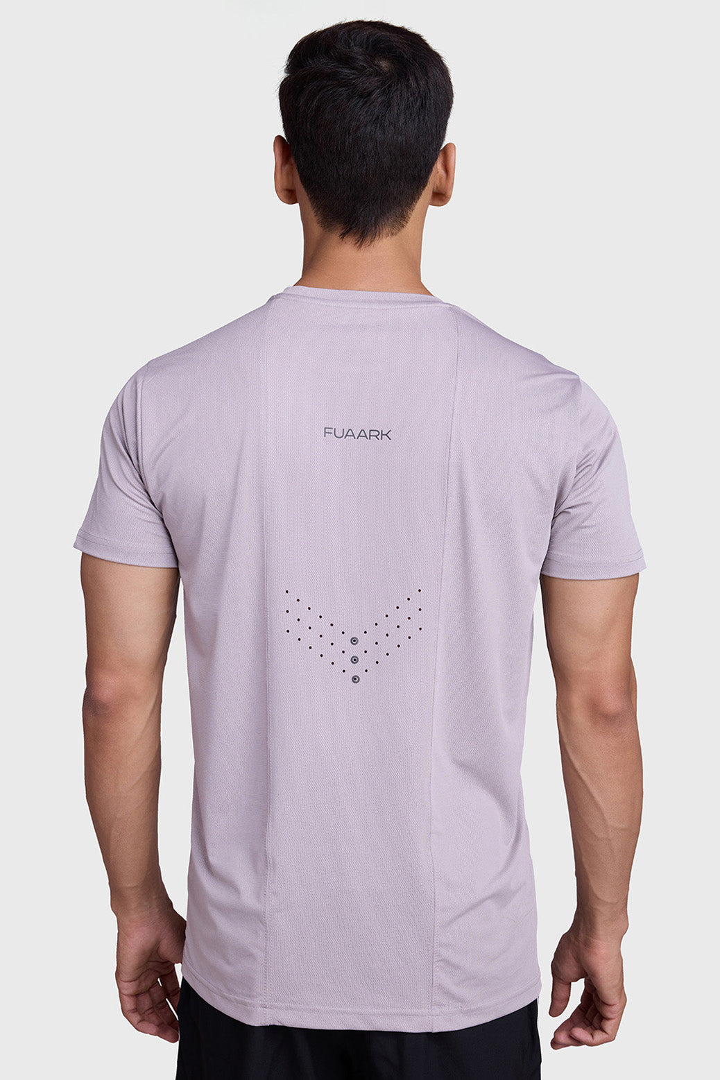 Laser Cut Running T-shirt Grey