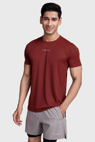 Checks Running T-shirt Salsa