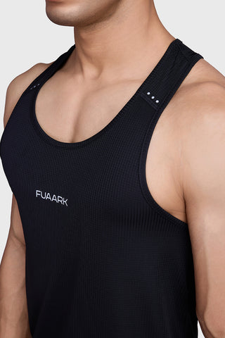 Checks Running Tank Black