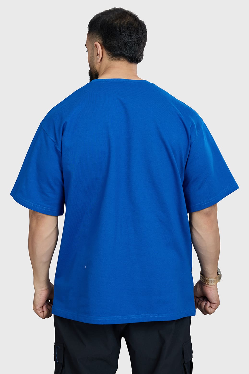 Refined Oversized T-shirt Royal Blue