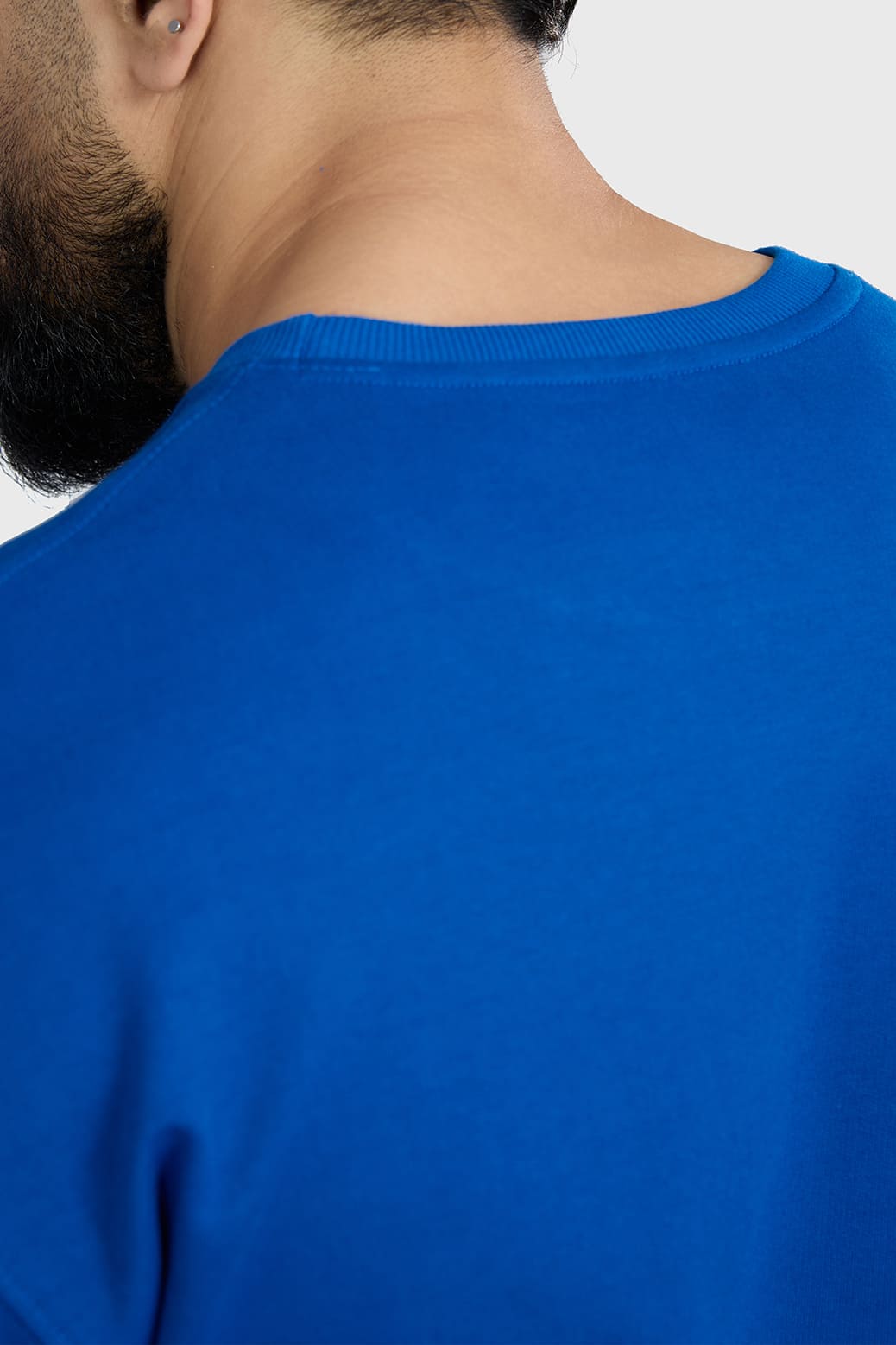Refined Oversized T-shirt Royal Blue