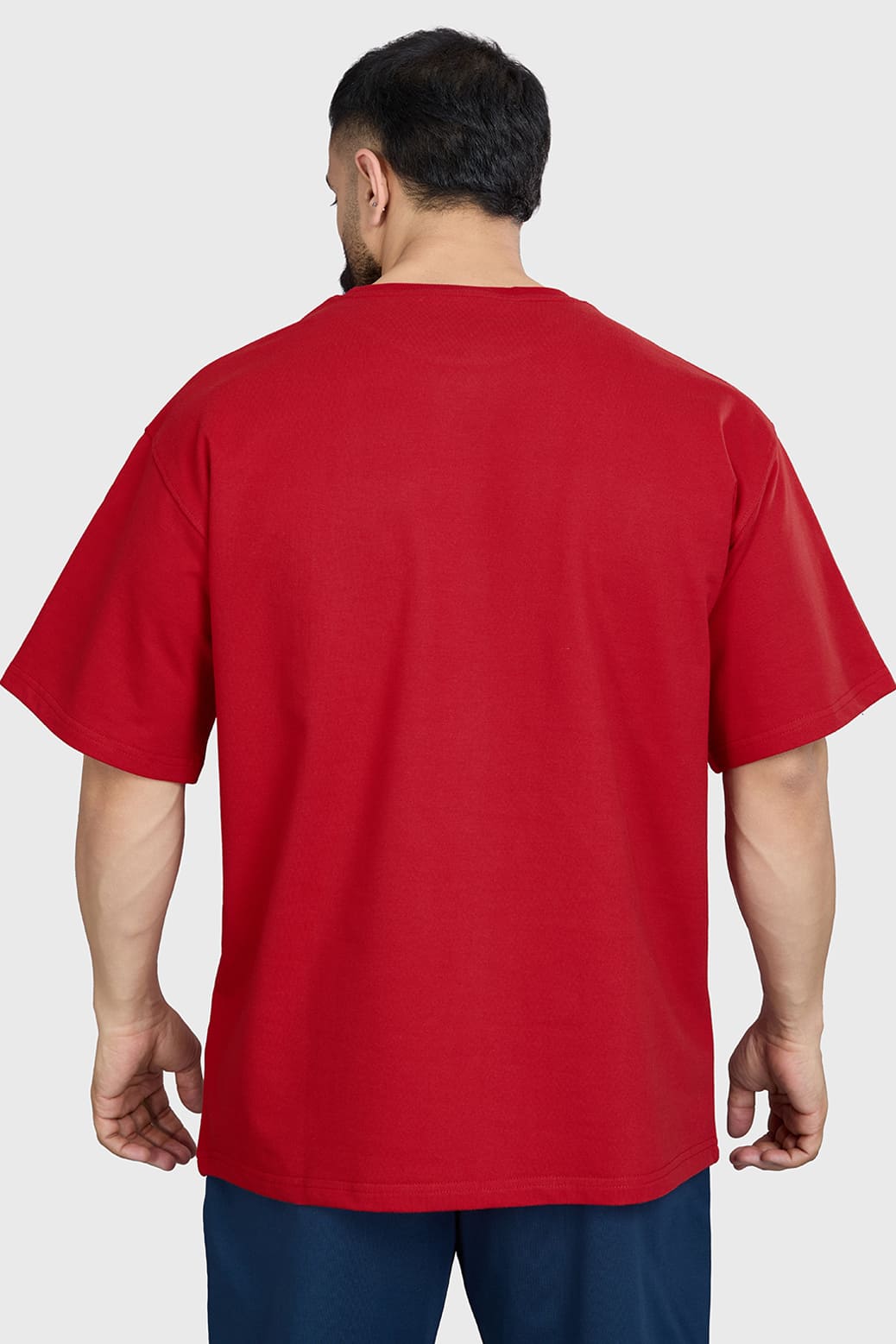 Refined Oversized T-shirt Red