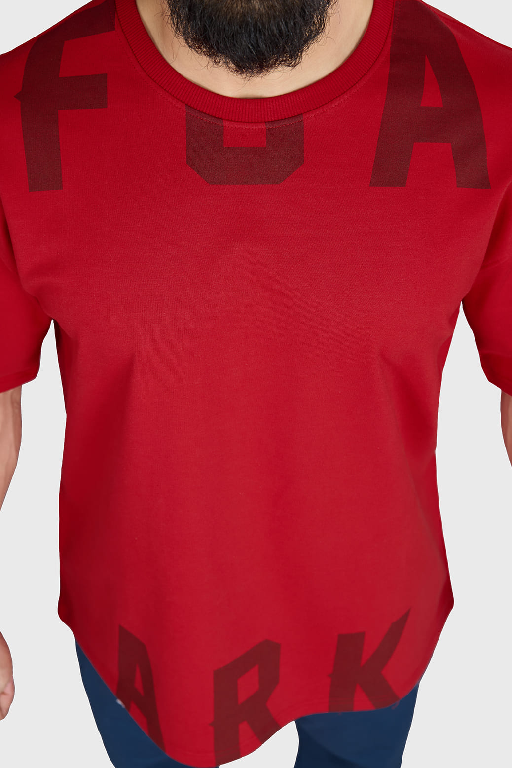 Refined Oversized T-shirt Red