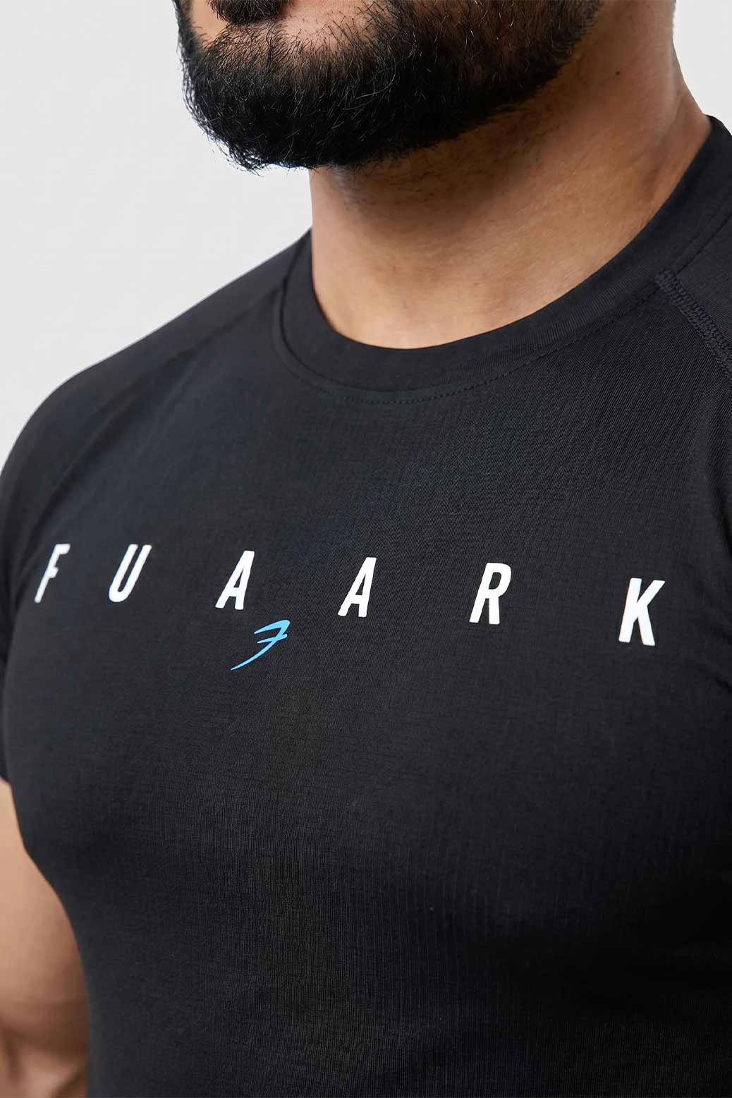 Checks T-shirt Black