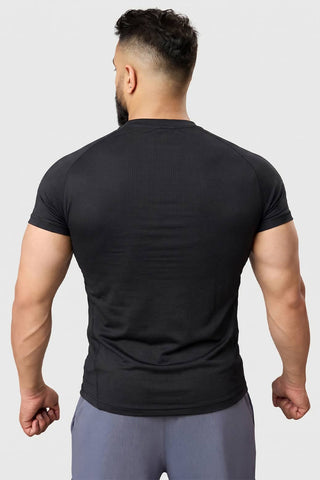 Checks T-shirt Black