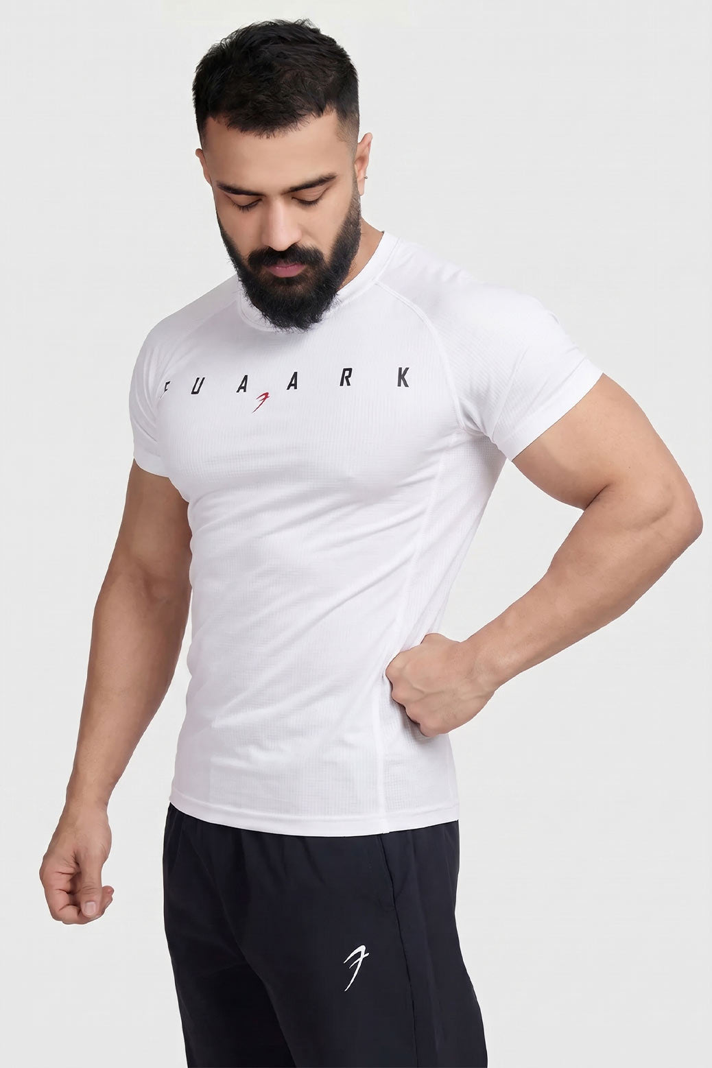 Checks T-shirt White