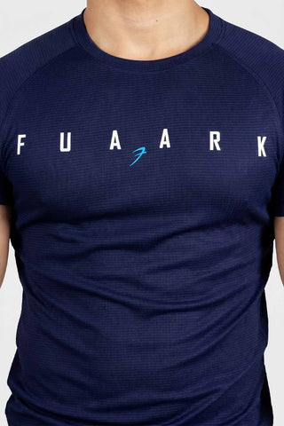 Checks T-shirt Navy